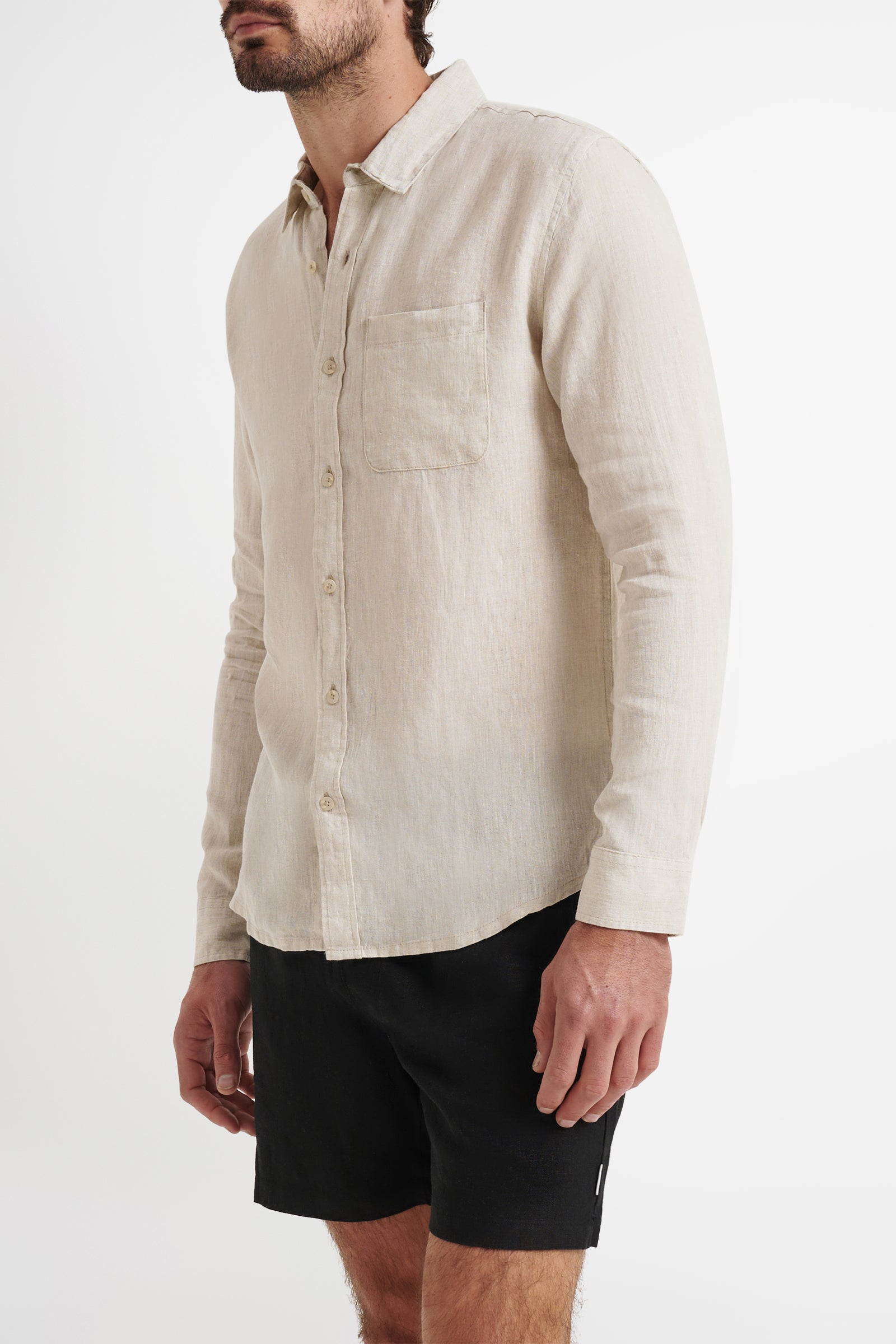 Nero Linen LS Shirt