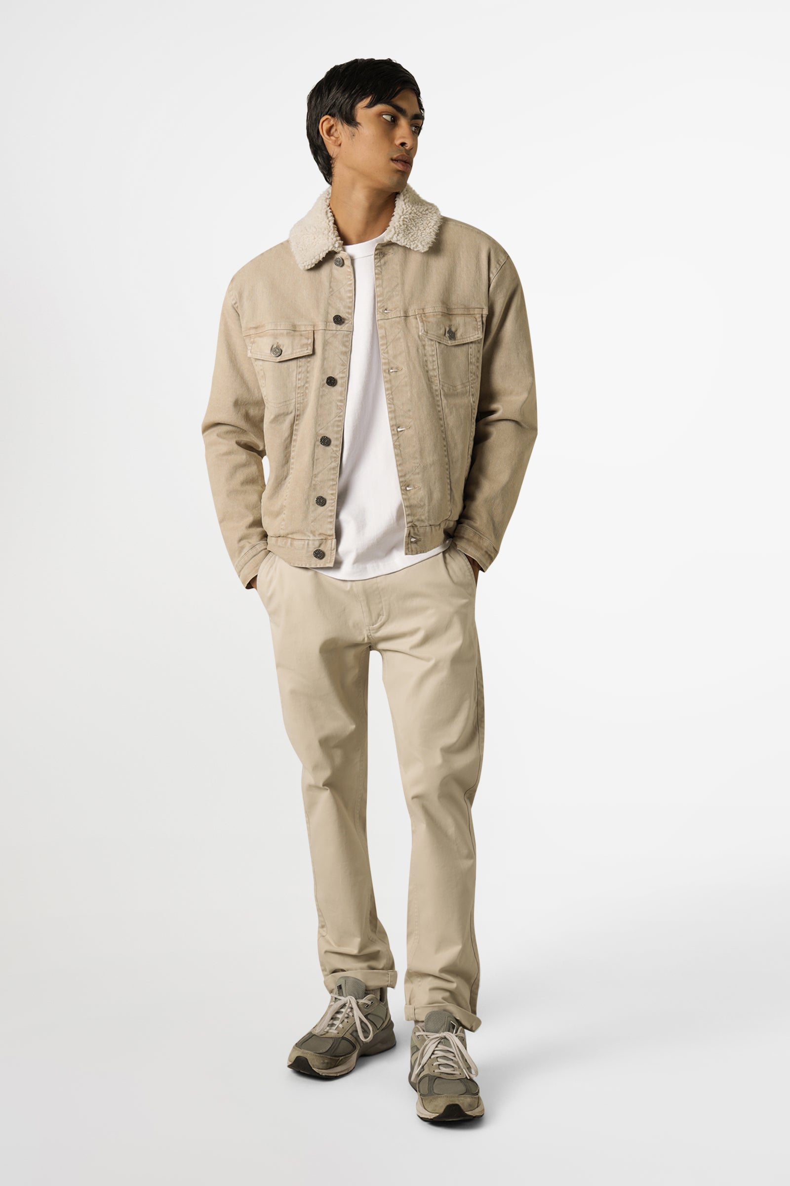 NIKO DENIM SHERPA JACKET